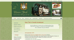 Desktop Screenshot of haus-thal.de
