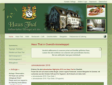 Tablet Screenshot of haus-thal.de